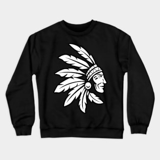 Indian Old man Logo Crewneck Sweatshirt